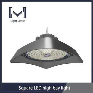 ضوء LED عالي خليج UFO مربع